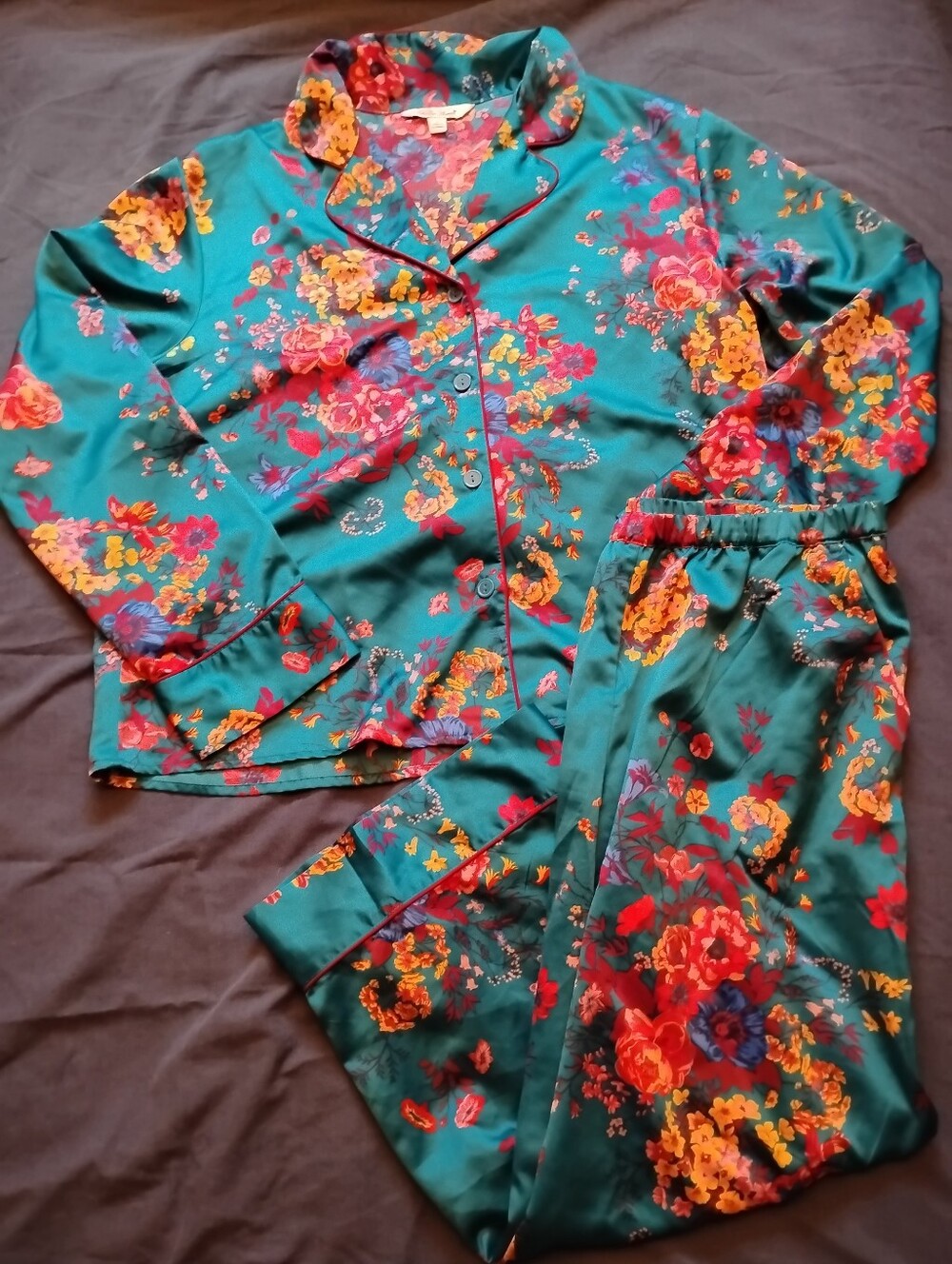 The Pioneer Woman Pajamas L Set Floral Polyester